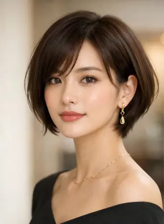 ショート ドライ カット✂️髪質改善のヘアスタイル
