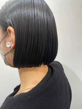 ショート カラー 大人ボブと似合 わせカラー/馬場 翼のヘアスタイル