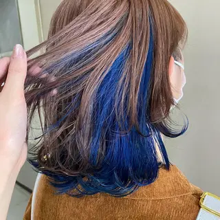 ミディアム カラー 清村 和音のヘアスタイル