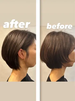ショート カラー 髪質改善 LIME 長野駅のヘアスタイル