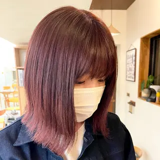 ショート カラー 宇野澤 めいのヘアスタイル