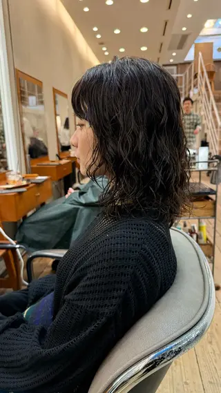 ミディアム パーマ 原宿/ケパーマ 🧺ユウマのヘアスタイル