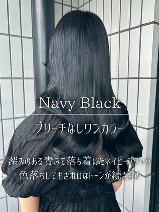 ロング カラー ナチュラルカラー/ ハイトーン AMIのヘアスタイル