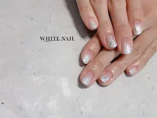 ネイル WHITE NAIL ホワイトネイルのネイルデザイン