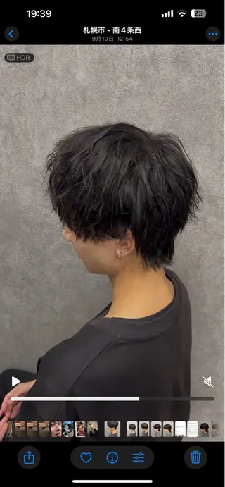 ショート メンズ メンズウルフ特化🐺 🔥長山耕大🔥のヘアスタイル