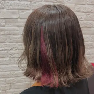 ミディアム 反橋 聖のヘアスタイル