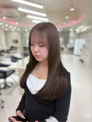 カラー ベージュ・ラベンダー カラー🎀りりのヘアスタイル