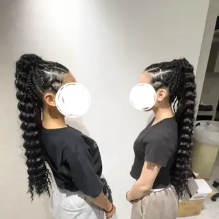 ヘアアレンジ 茶屋町透明感カラー/ レイヤー/みさきのヘアスタイル