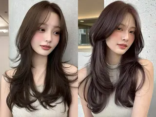 ロング カラー ✂️垢抜け/トレンド レイヤー/韓国/IRのヘアスタイル