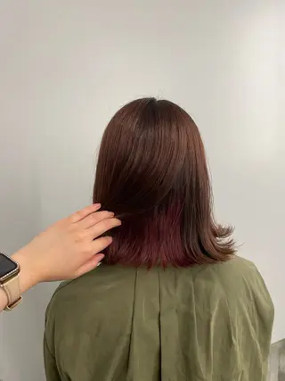 ショート 🎀︎maho/暖色 /レイヤーカットのヘアスタイル