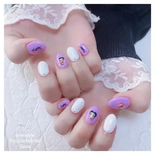 ミディアム ネイル 🐾enen style 🐾のネイルデザイン
