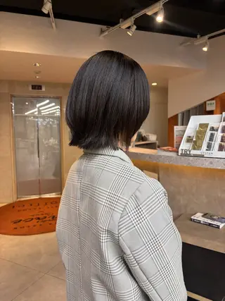 ミディアム み ゆのヘアスタイル
