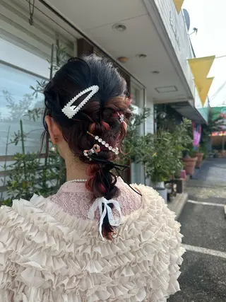 ヘアアレンジ 福井 咲羅のヘアスタイル