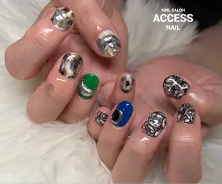 ネイル access nailのネイルデザイン