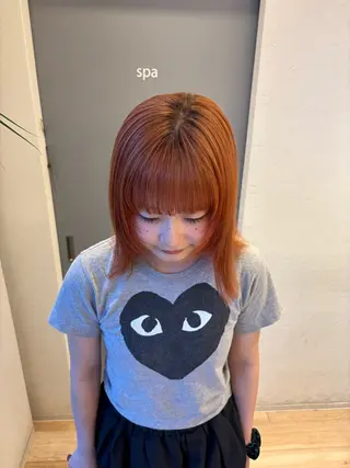 ミディアム 坂本 桃花のヘアスタイル