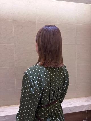 セミロング 🩵透明感カラー🩵 /表参道/うららのヘアスタイル