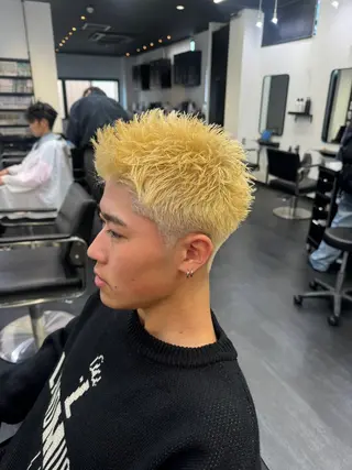 ショート カラー メンズ 🐠メンズ特化🐠 井上風冴のヘアスタイル