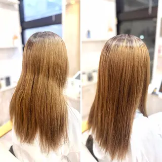 セミロング 髪質改善縮毛矯正特化 高木修司のヘアスタイル