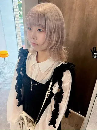 ミディアム 城 慎太郎のヘアスタイル