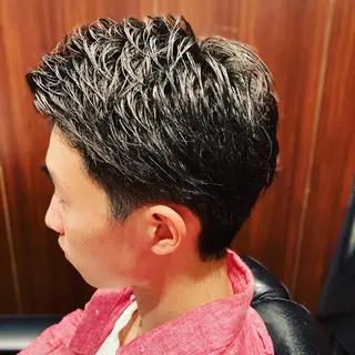 ミディアム ガンバレ原田 航海のヘアスタイル