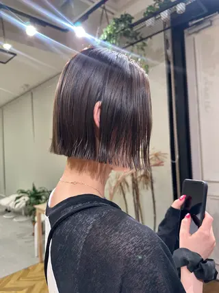ショート 【yate'】 暖色/ボブ Noanのヘアスタイル