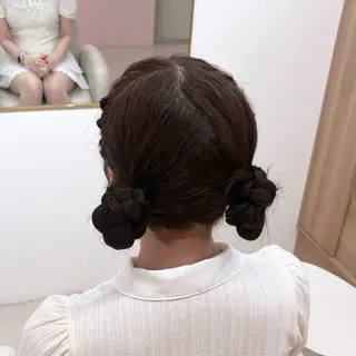 ヘアアレンジ AOI🎀 顔周り カット/透明感カラーのマツエク・マツパデザイン
