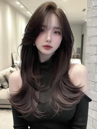 セミロング FOCUS JAPAN4のヘアスタイル