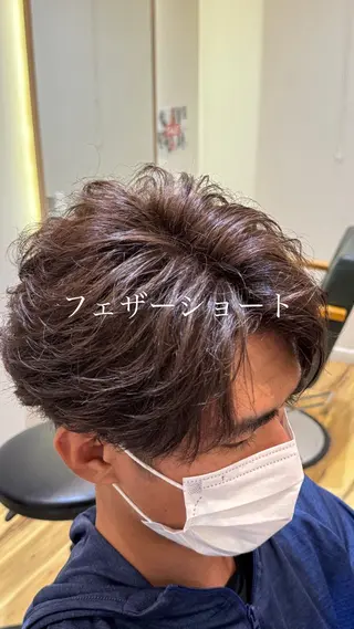 カラー パーマ メンズ 福田 聖のヘアスタイル