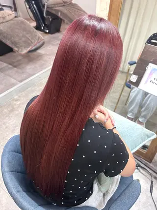 ロング 髪質改善カラー/ 透明感カラー🫧のヘアスタイル