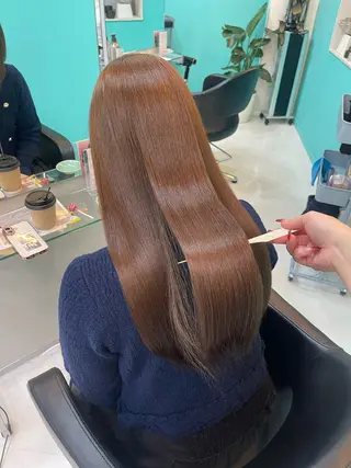 ロング カラー mana/ブリーチ/ メンズ/ヘアセットのヘアスタイル