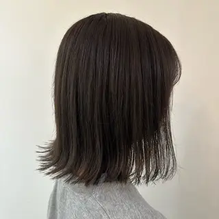 ミディアム カラー ヘアアレンジ みなみ/韓国ボブ/ 韓国レイヤーのヘアスタイル