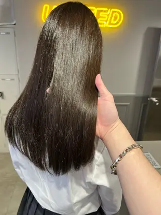 ロング カラー パーマ ヘアアレンジ メンズ 上品＆韓国風 🥀海心🥀のヘアスタイル