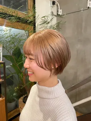 ショート 似合わせカラー/ 堀江美容室/レミ🎀のヘアスタイル