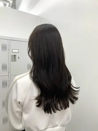 セミロング カラー 本格ヘッドスパ🌿 ×ヘア 佐藤のヘアスタイル