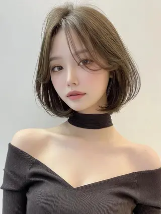 ミディアム FOCUS JAPAN3のヘアスタイル
