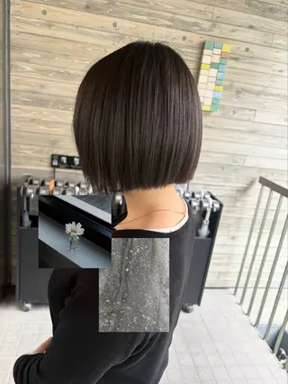 ショート 【美ボブ.艶カラー. 梅田茶屋町】midoのヘアスタイル