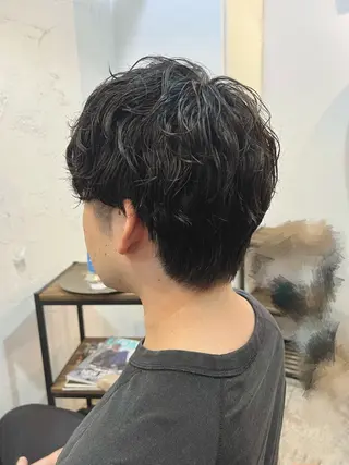 ショート パーマ sumina すみなのヘアスタイル