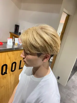 カラー メンズ メンズブリーチカラー /パーマ ごーた立川のヘアスタイル