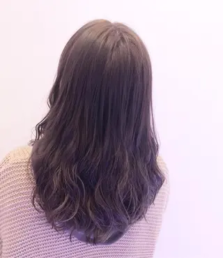 セミロング カラー パーマ 白井 つづりのヘアスタイル