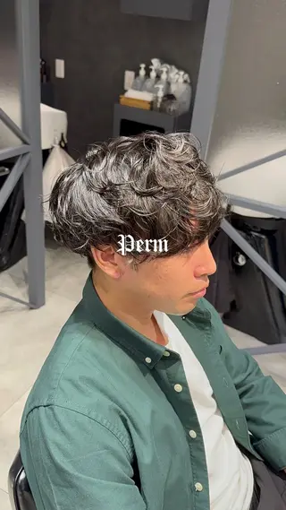 パーマ メンズ メンズパーマ特化 🌟Gakutoのヘアスタイル