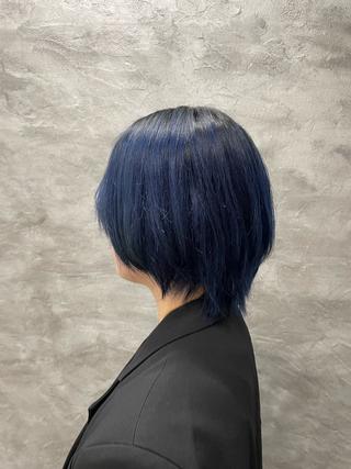 ショート カラー 酸性ストレート/ ボブ/暖色/リコのヘアスタイル