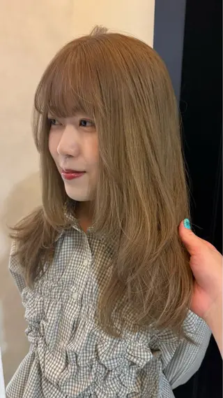 カラー Kaho 心斎橋カラーモデルのヘアスタイル