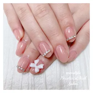 ミディアム ネイル 🐾enen style 🐾のネイルデザイン
