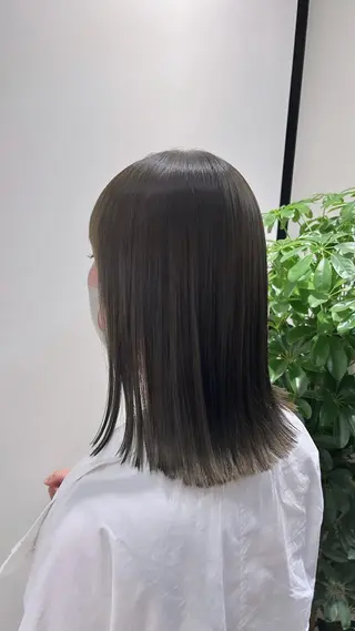 ミディアム カラー ROW町田★ 船木のヘアスタイル