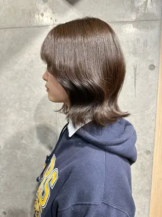 ミディアム カラー DAIKIベージュ 🍂レイヤーカットのヘアスタイル