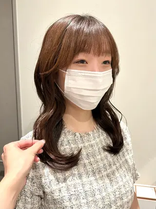 ミディアム 三軒茶屋 maoのヘアスタイル