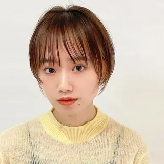 ショート Layer/W color/Rimuのヘアスタイル