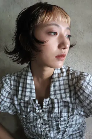 ショート 似合わせカット ハイトーン/北村優人のヘアスタイル