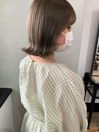 ミディアム to waのヘアスタイル