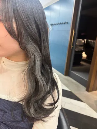 セミロング カラー 🦄艶髪育毛🌟毛髪 診断/セット/駒井のヘアスタイル